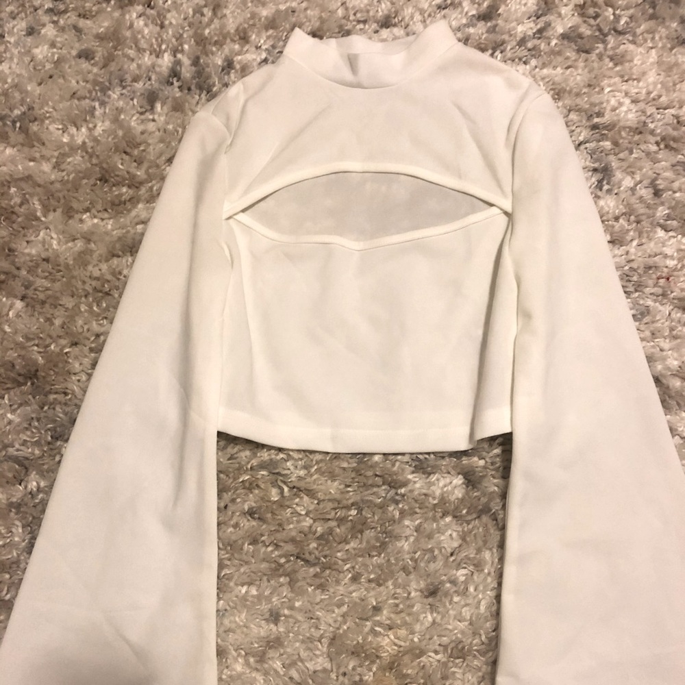 Balloon Sleeve Crop